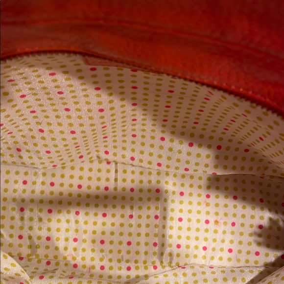 Kate Spade Orange Leather Tote Bag - Picture 4 of 9